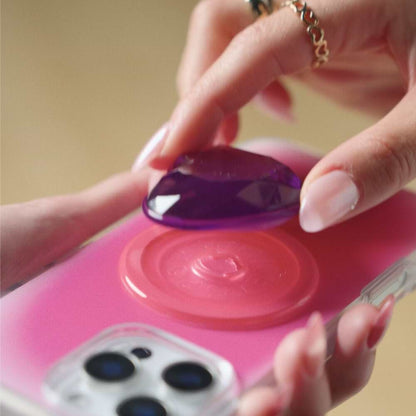 Crystal Heart Lavender —  MagSafe PopGrip - US 82984