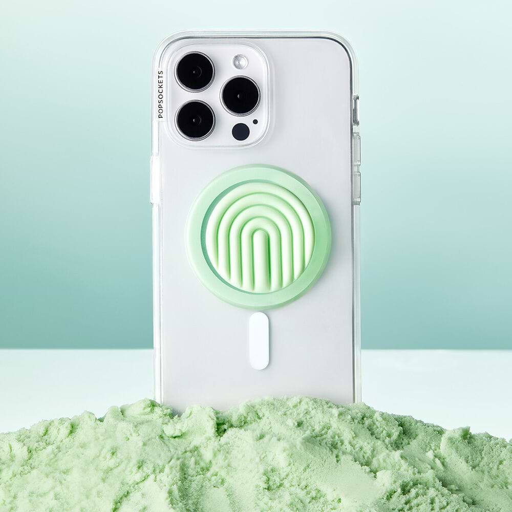 PopOut Curves Matcha Dew — MagSafe PopGrip - US 03746