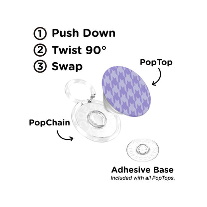 Lilac Houndstooth — PopTop - US 66638
