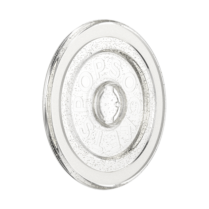Clear Glitter Silver — MagSafe Round Base - US 30489