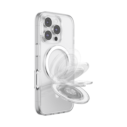 Clear Glitter — MagSafe Kick-Out Grip & Stand - US 42890