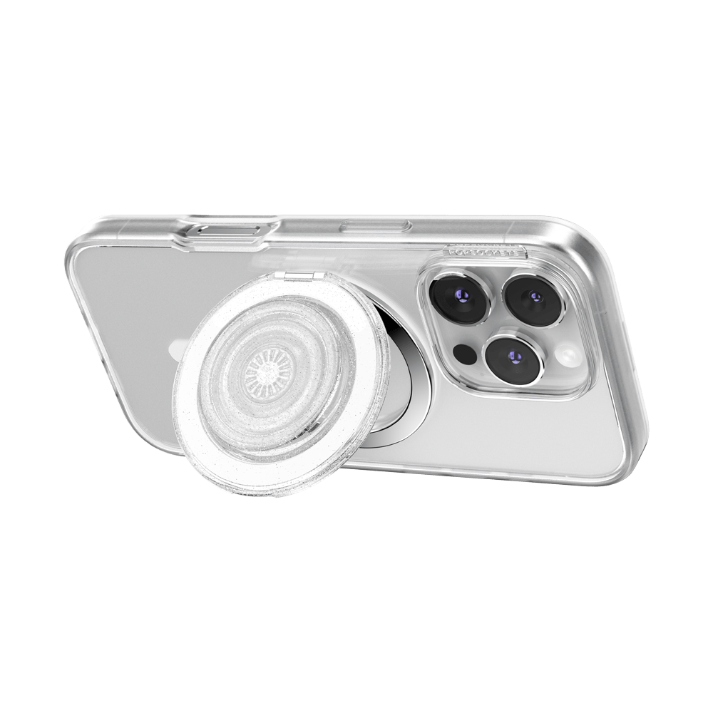 Clear Glitter — MagSafe Kick-Out Grip & Stand - US 14534