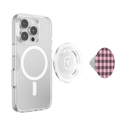 Black Cherry Gingham — MagSafe PopGrip - US 66672