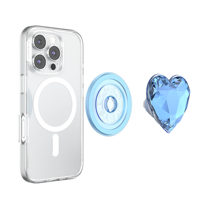 Crystal Heart Frost —  MagSafe PopGrip - US 13038