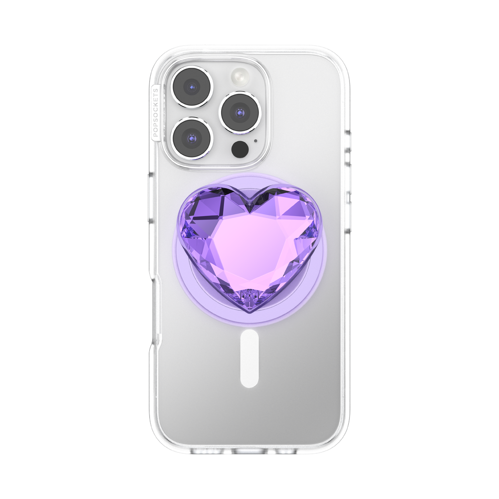 Crystal Heart Lavender —  MagSafe PopGrip - US 82984