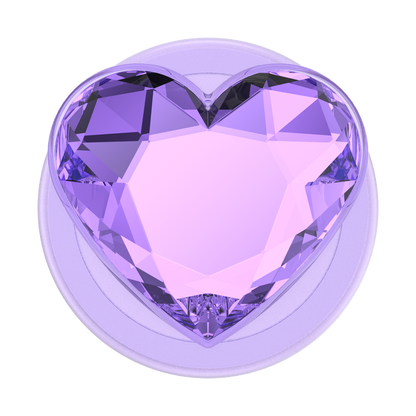 Crystal Heart Lavender —  MagSafe PopGrip - US 91218