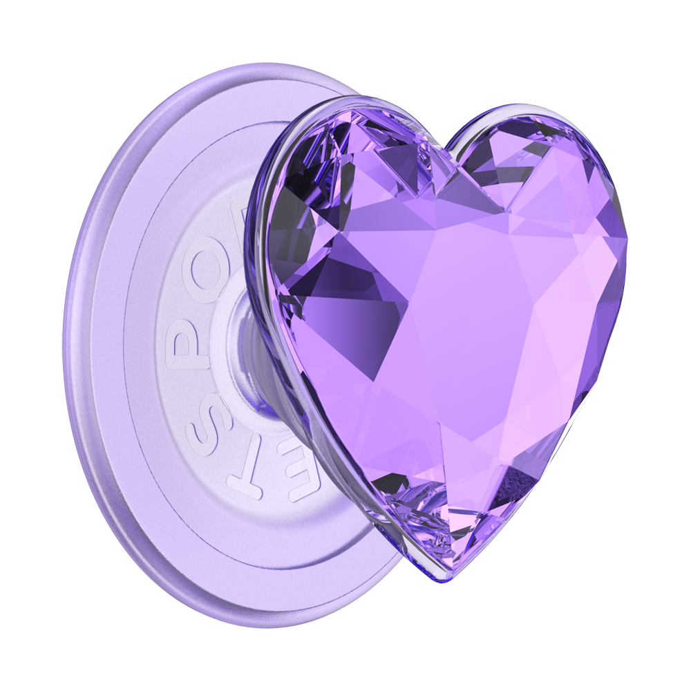 Crystal Heart Lavender —  MagSafe PopGrip - US 91218