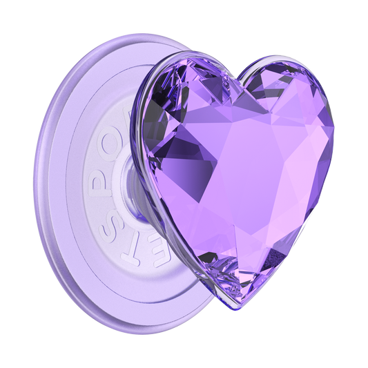 Crystal Heart Lavender —  MagSafe PopGrip - US 91218