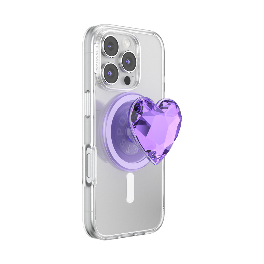 Crystal Heart Lavender —  MagSafe PopGrip - US 91218
