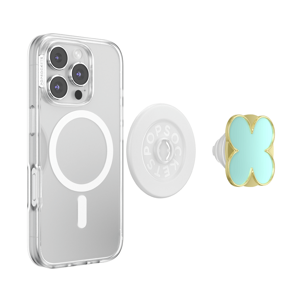 Enamel Clover Mint — MagSafe PopGrip - US 58888