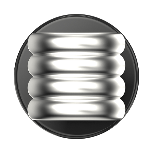 Enamel Puffy Stack Silver —  MagSafe PopGrip - US 48007