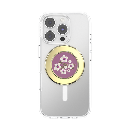 Enamel Floral Mauve — MagSafe PopGrip - US 24236