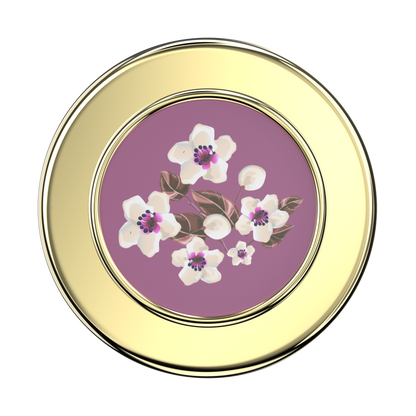 Enamel Floral Mauve — MagSafe PopGrip - US 76939