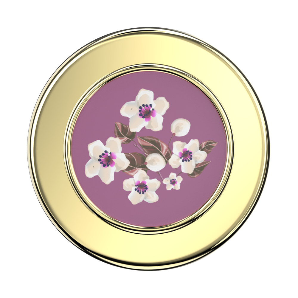 Enamel Floral Mauve — MagSafe PopGrip - US 57662