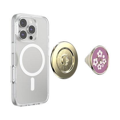 Enamel Floral Mauve — MagSafe PopGrip - US 57662