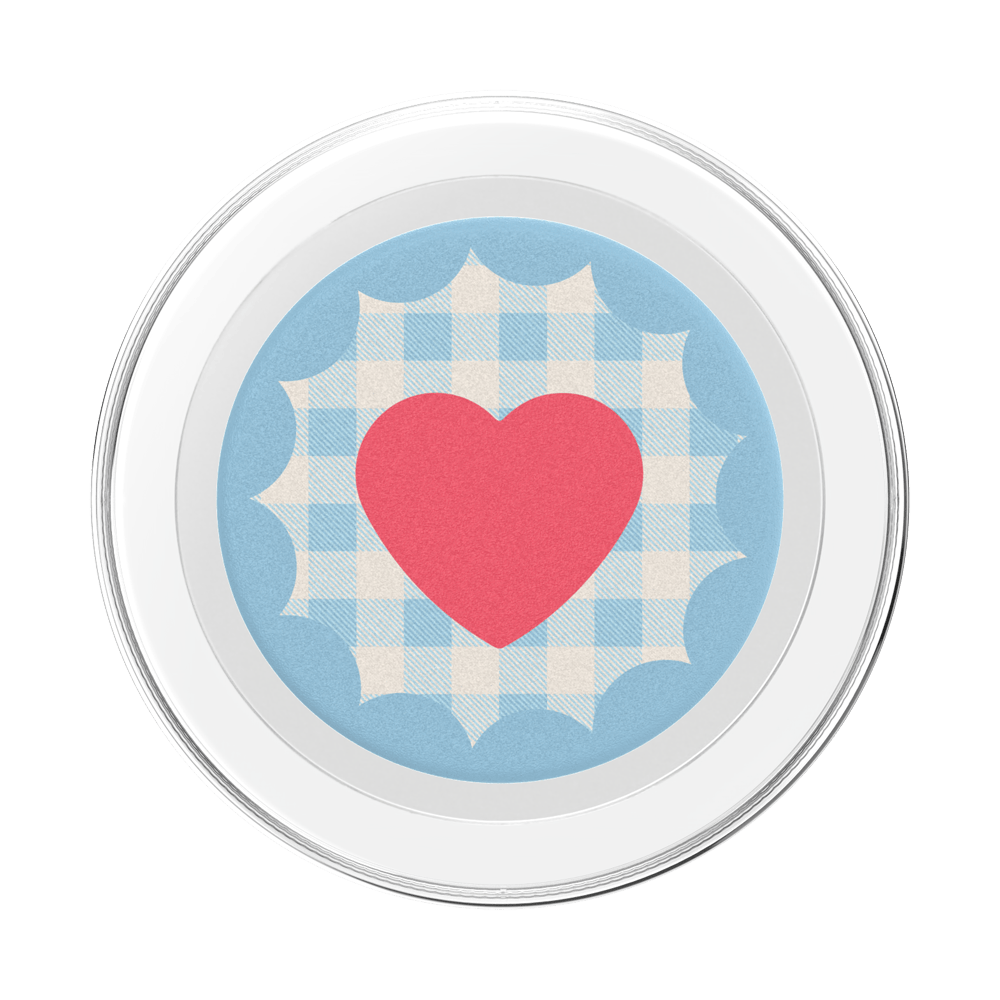 Gingham Heart —  MagSafe PopGrip - US 81866