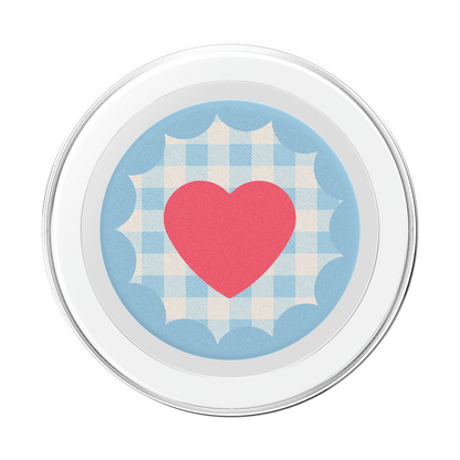 Gingham Heart —  MagSafe PopGrip - US 17148