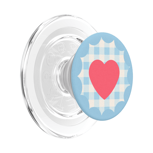 Gingham Heart —  MagSafe PopGrip - US 64286