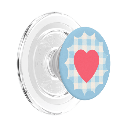 Gingham Heart —  MagSafe PopGrip - US 43553