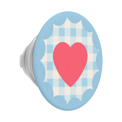 Gingham Heart —  MagSafe PopGrip - US 37826