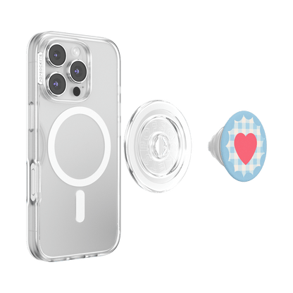 Gingham Heart —  MagSafe PopGrip - US 79400