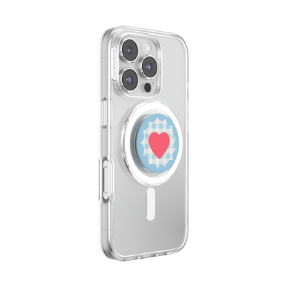 Gingham Heart —  MagSafe PopGrip - US 64286
