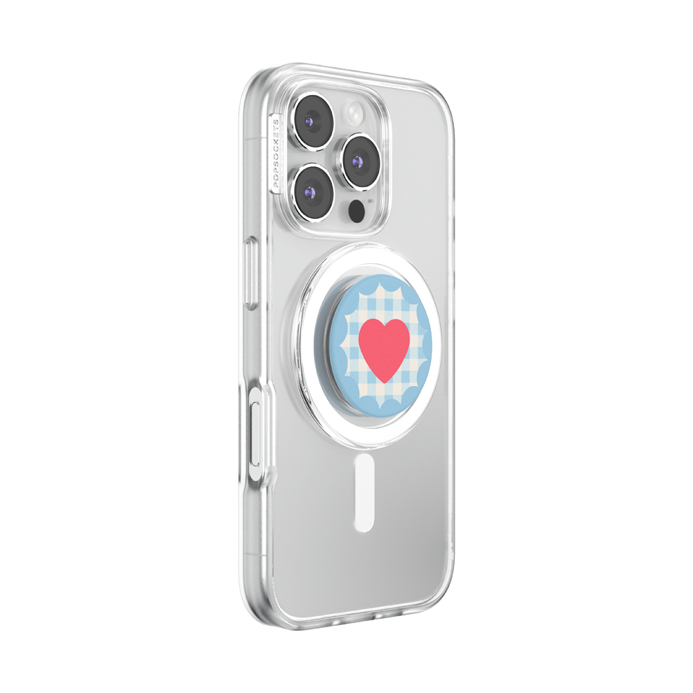 Gingham Heart —  MagSafe PopGrip - US 43553
