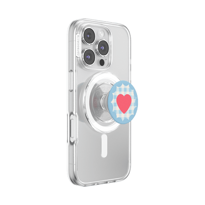 Gingham Heart —  MagSafe PopGrip - US 43553