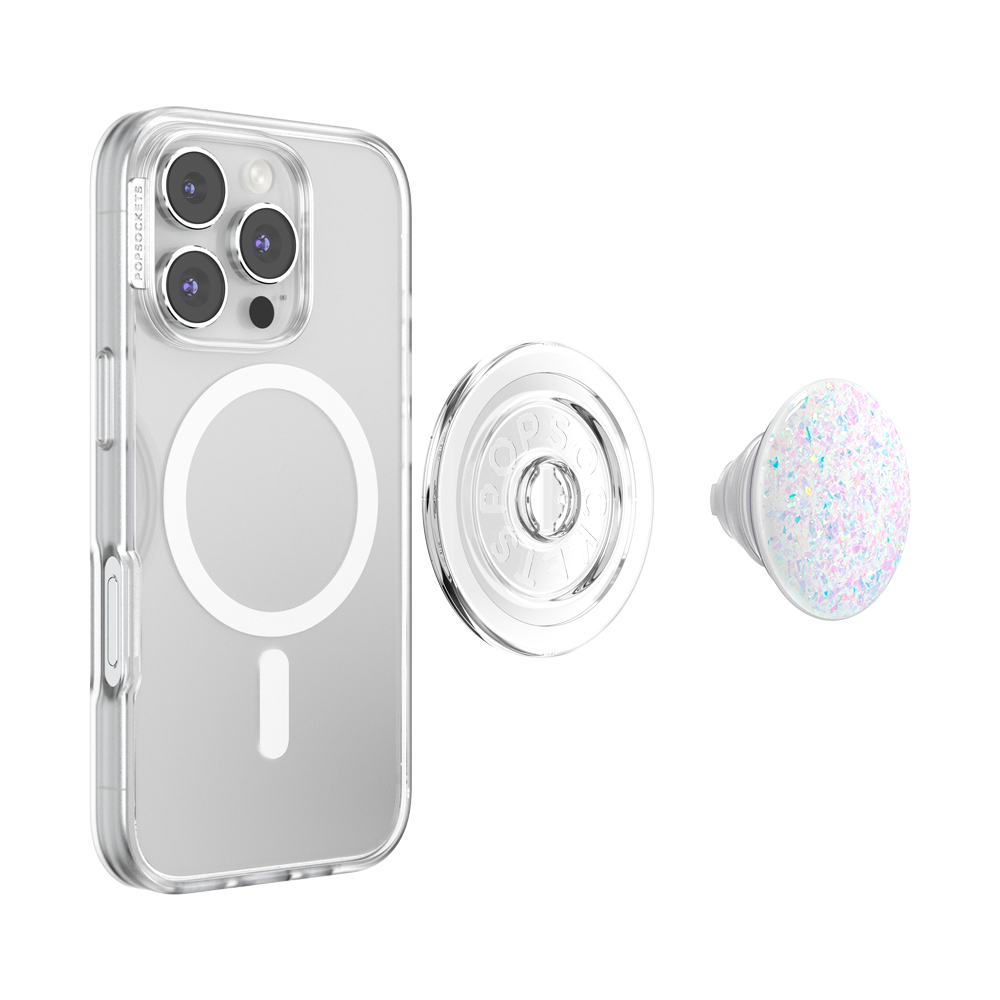 Iridescent Confetti White — MagSafe PopGrip - US 55644