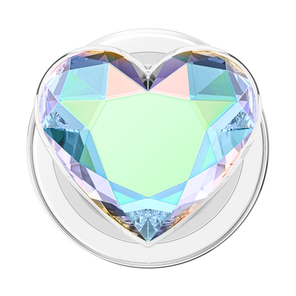Iridescent Crystal Heart — MagSafe PopGrip - US 96557