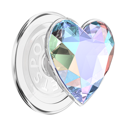 Iridescent Crystal Heart — MagSafe PopGrip - US 90831