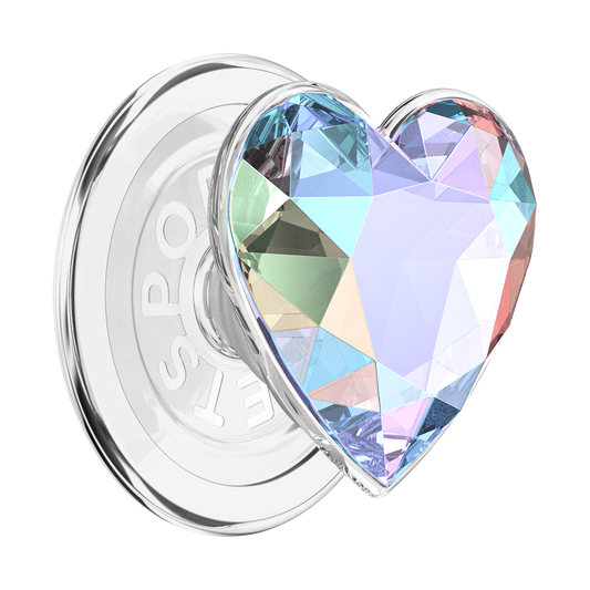 Iridescent Crystal Heart — MagSafe PopGrip - US 90831