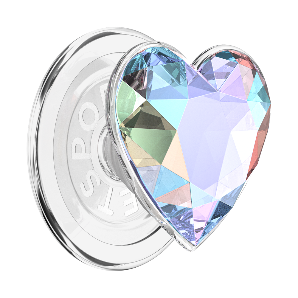 Iridescent Crystal Heart — MagSafe PopGrip - US 18214