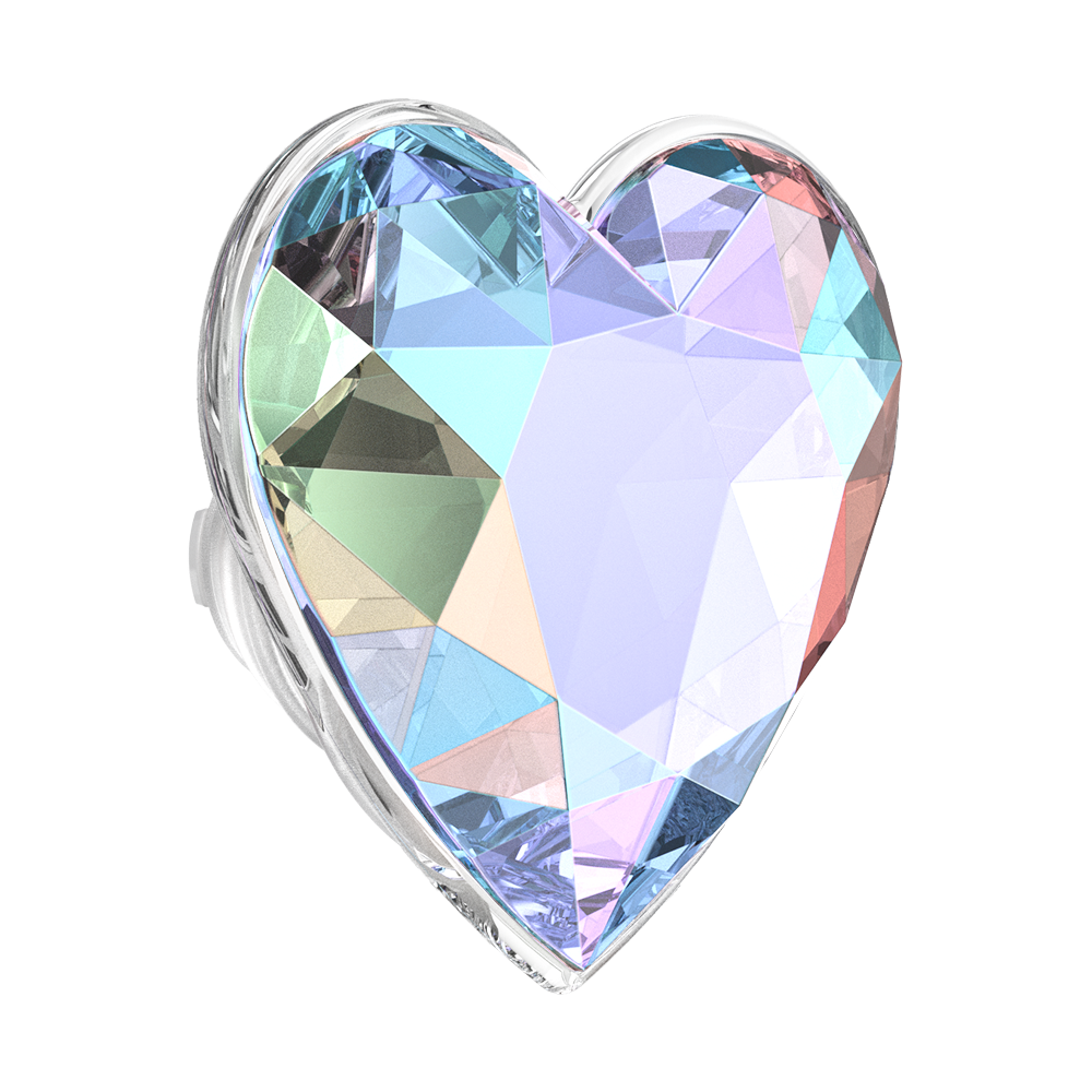 Iridescent Crystal Heart — MagSafe PopGrip - US 90831