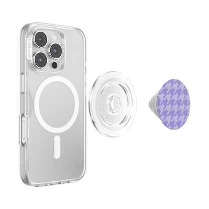 Lilac Houndstooth — MagSafe PopGrip - US 71156
