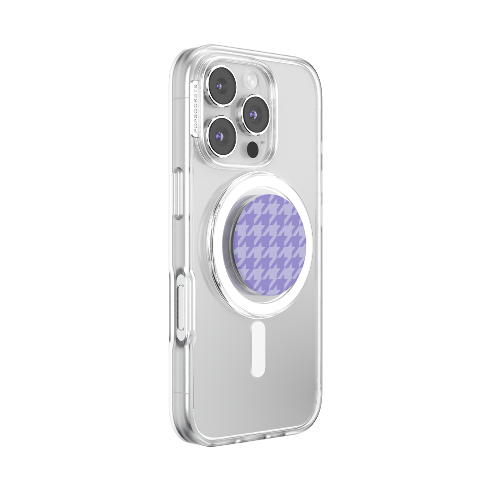 Lilac Houndstooth — MagSafe PopGrip - US 62309
