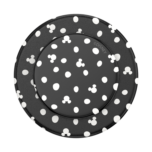 Mickey Polka Dot Black — MagSafe PopGrip - US 78067
