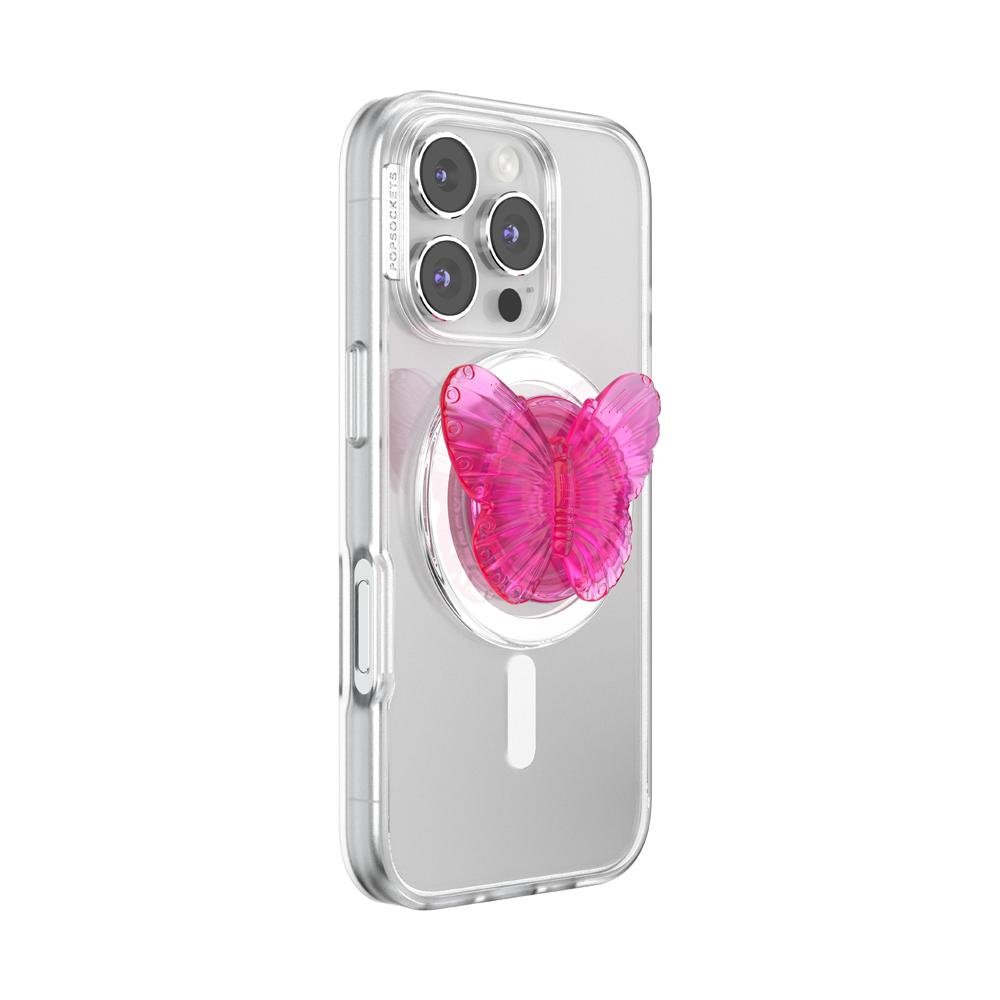 Molded Butterfly Magenta — MagSafe PopGrip - US 53575
