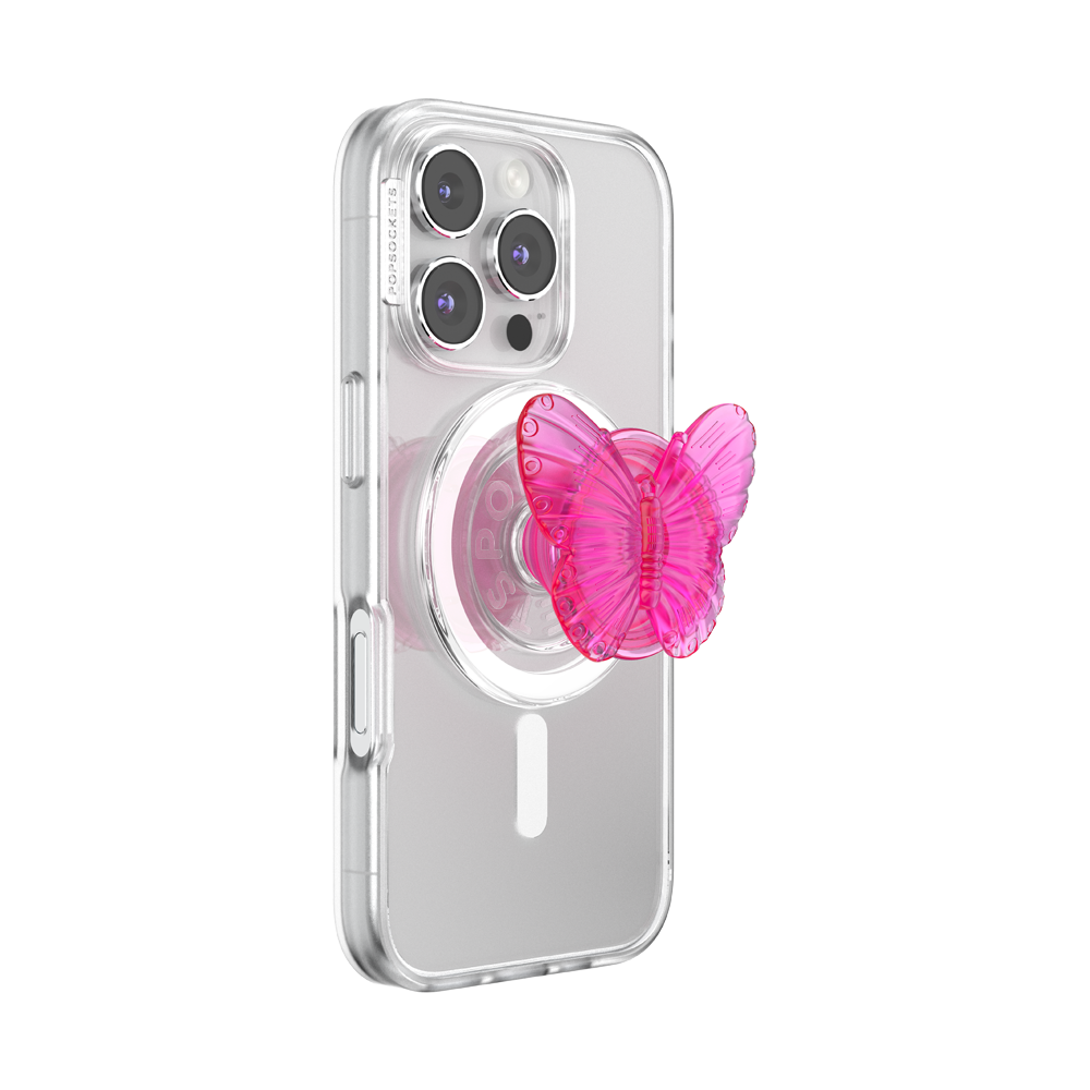 Molded Butterfly Magenta — MagSafe PopGrip - US 72758