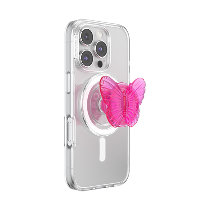 Molded Butterfly Magenta — MagSafe PopGrip - US 51445