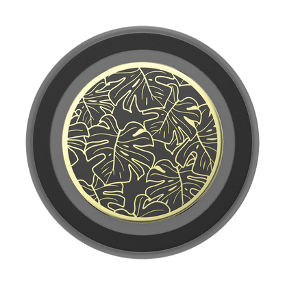 Enamel Monstera Black — MagSafe PopGrip - US 08255