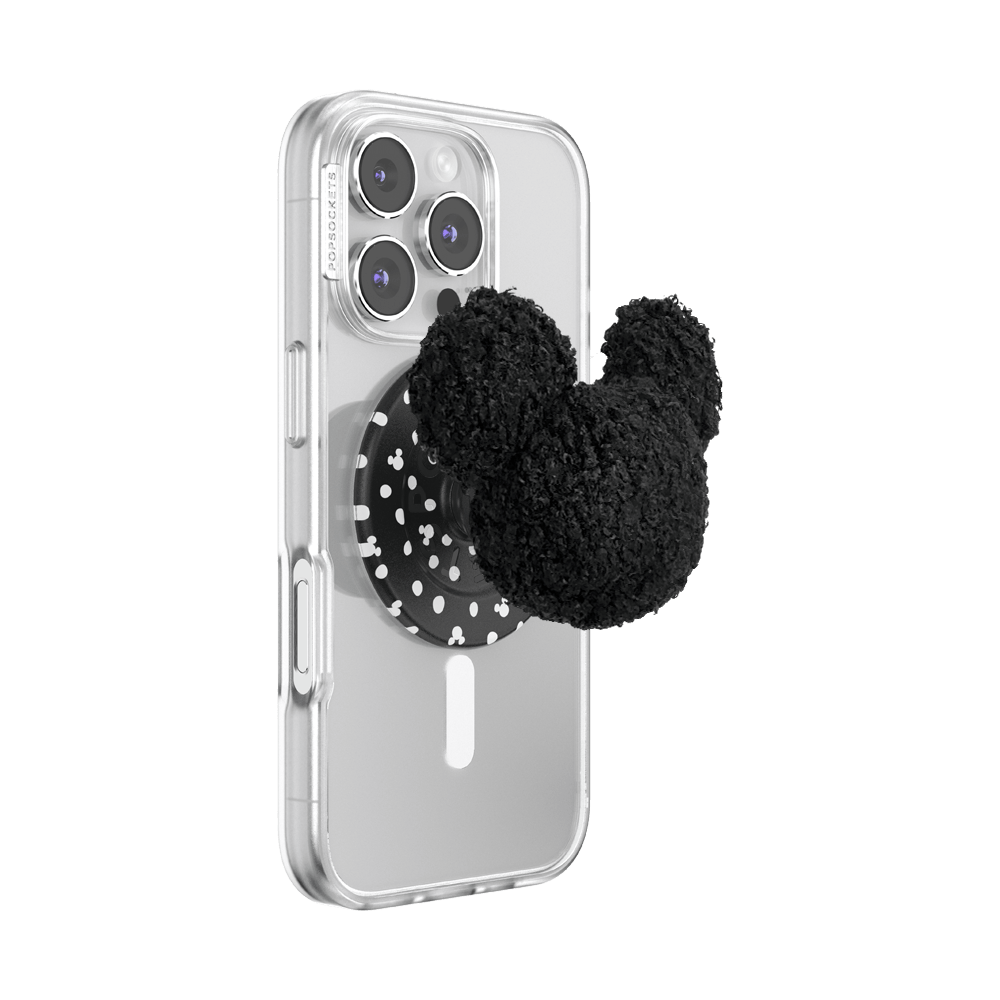 Plush Mickey Black — MagSafe PopGrip - US 16184
