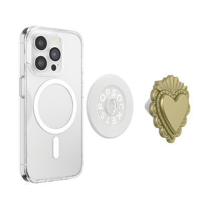 PopOut Sacred Heart Gold — MagSafe PopGrip - US 67225