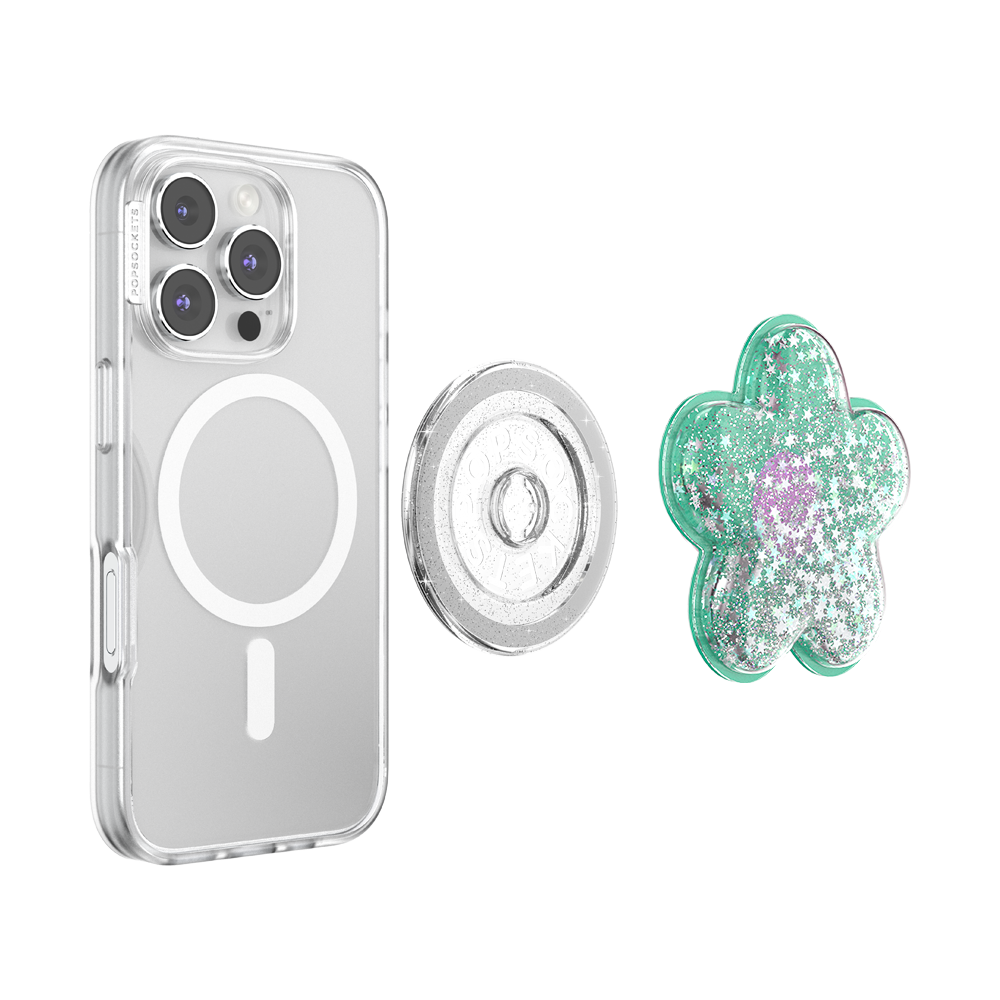 Tidepool Squishy Daisy Turquoise — MagSafe PopGrip - US 24925