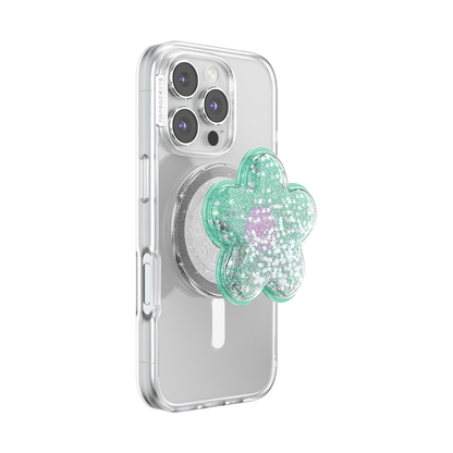 Tidepool Squishy Daisy Turquoise — MagSafe PopGrip - US 63334