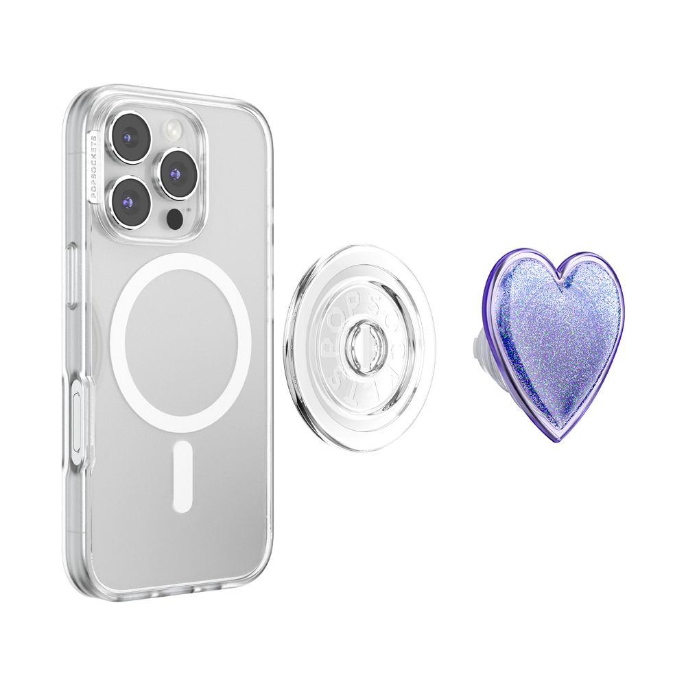 Tidepool Squishy Heart Lavender — MagSafe PopGrip - US 16150