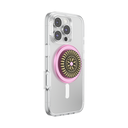 Enamel Stamped Pink — MagSafe PopGrip - US 52465
