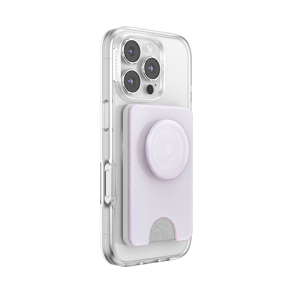 Opalescent White — MagSafe Kick-Out PopWallet+ & Stand - US 70479