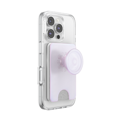Opalescent White — MagSafe Kick-Out PopWallet+ & Stand - US 70479
