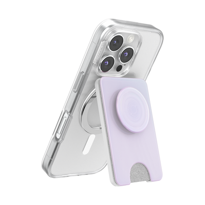 Opalescent White — MagSafe Kick-Out PopWallet+ & Stand - US 08648